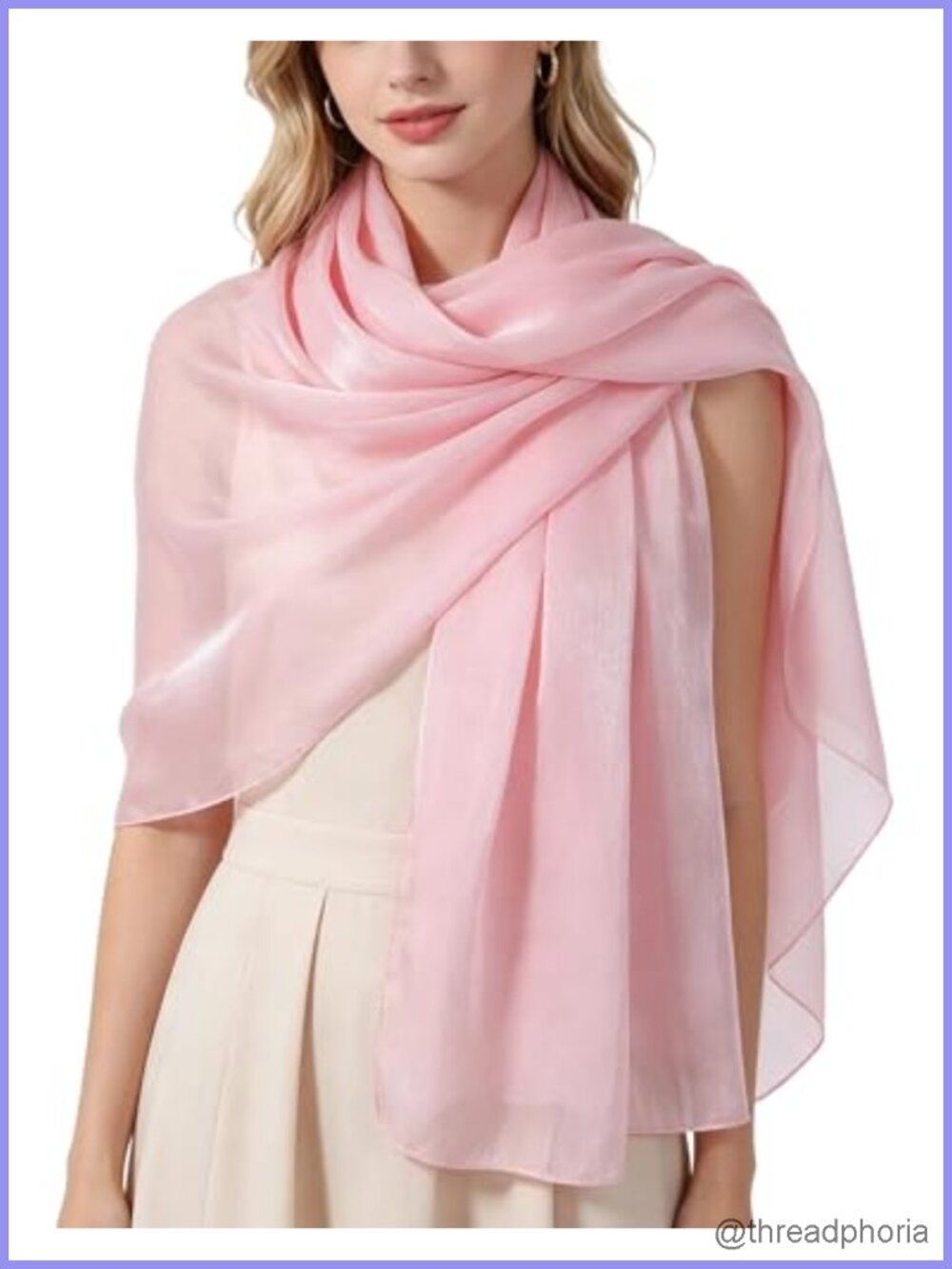 Women's Chiffon Long Scarf Lightweight Headscarf Shawl Wrap